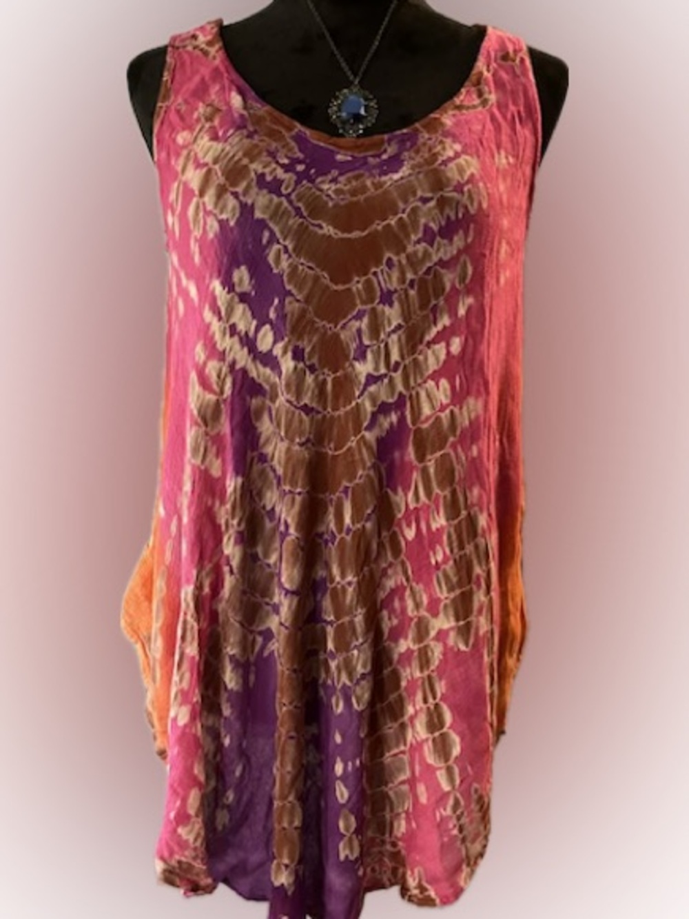 CHARLIE PAIGE Sleeveless Swing Tank Tunic